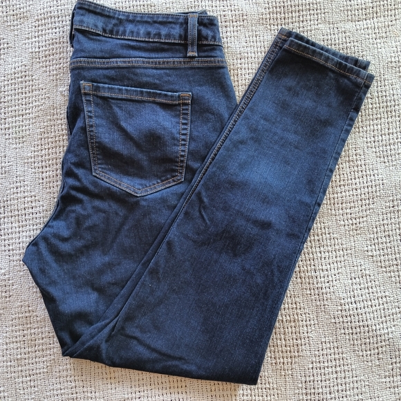 Lane Bryant dark blue skinny jeans size 16 regular - Picture 2 of 5